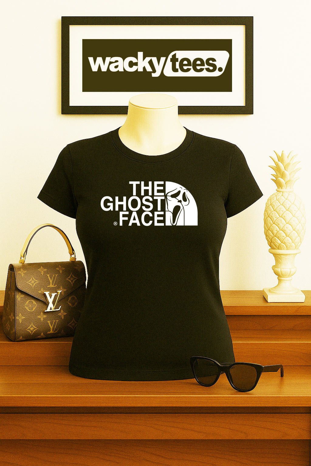 The Ghost Face Horror Scream Terror Halloween Graphic Tee Shirt